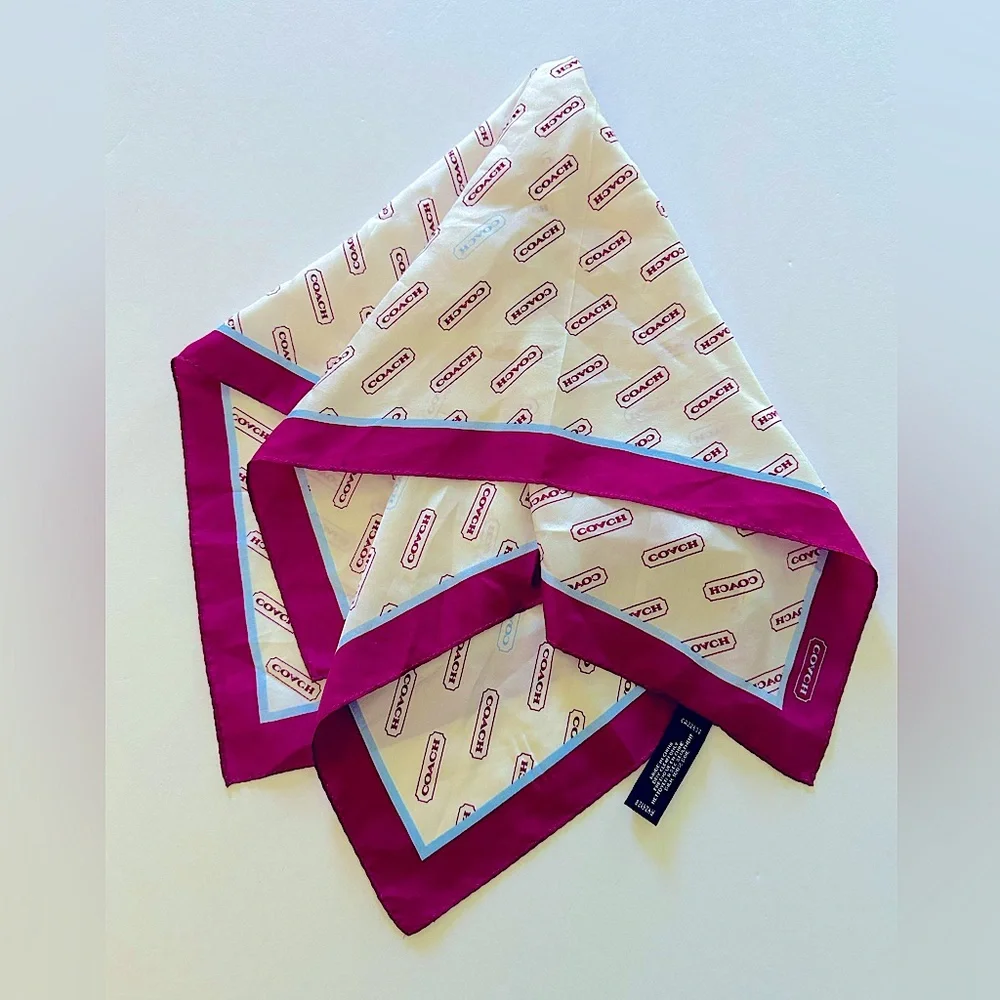 COACH || Monogram Neck Scarf. Sz. - Picture 5 of 13